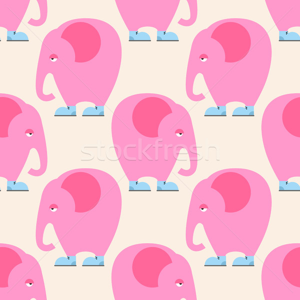 Roze olifant circus dier fantastisch Stockfoto © popaukropa