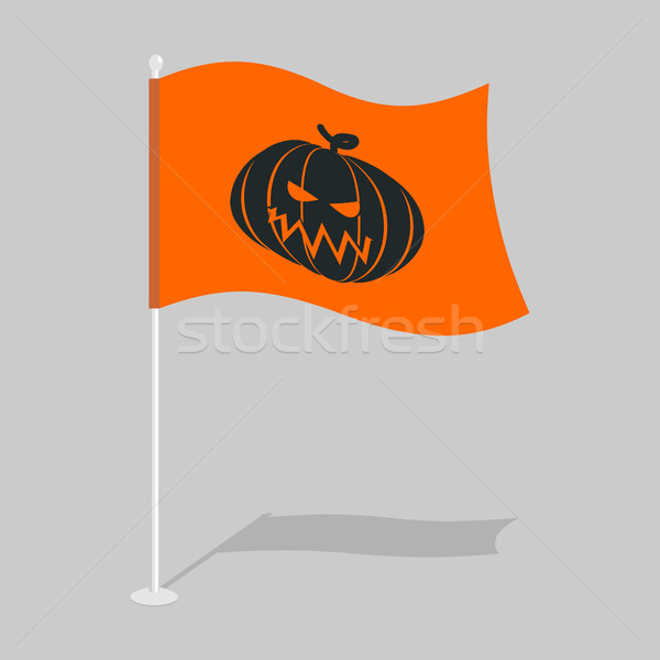 Bandeira halloween tradicional férias crescente abóbora Foto stock © popaukropa