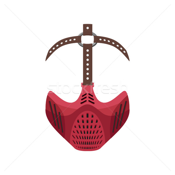 Maske gelecek fantastik uzay kask boya Stok fotoğraf © popaukropa