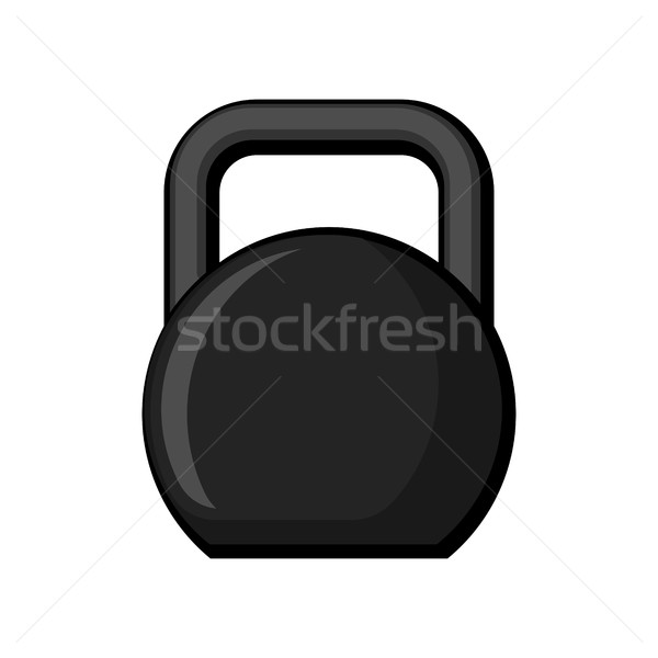 Imagine de stoc: Kettlebells · izolat · sport · alb