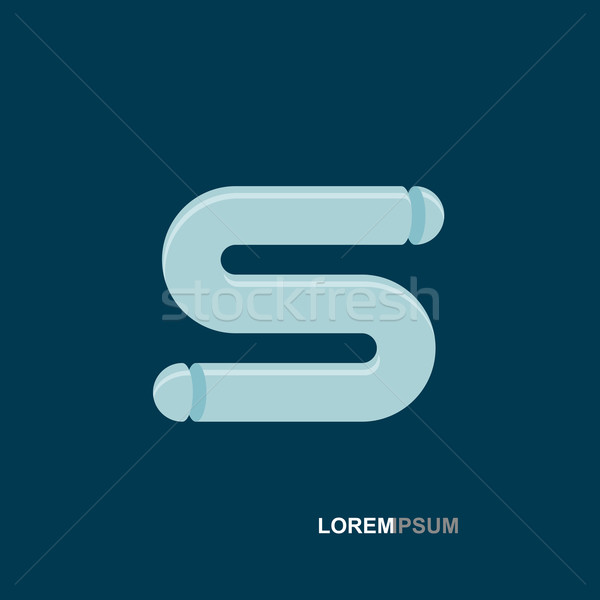 Stok fotoğraf: Logo · soyut · simge · mektup · iş · web