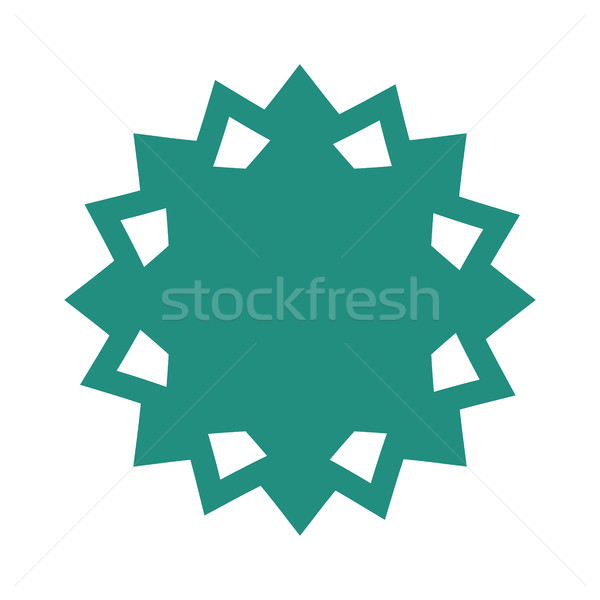 Modelo símbolo ornamento emblema muçulmano Foto stock © popaukropa