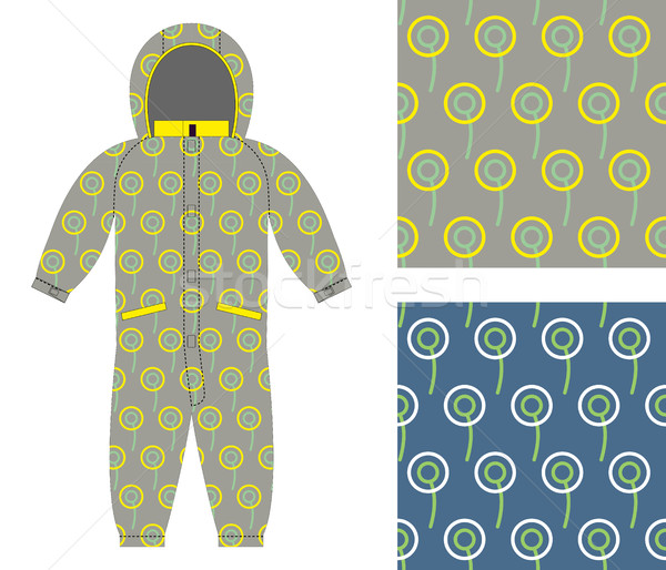 Stylish childrens clothing. Fashionable overalls for boy or girl Stock photo © popaukropa