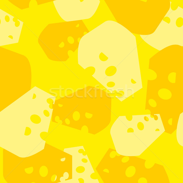 Military Cheese texture. Camouflage army seamless pattern from p Stock photo © popaukropa