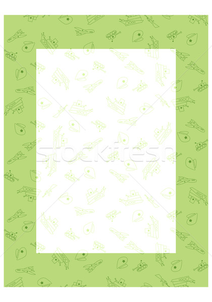 Congratulation greeting card, 23 February, the day of defenders  Stock photo © popaukropa