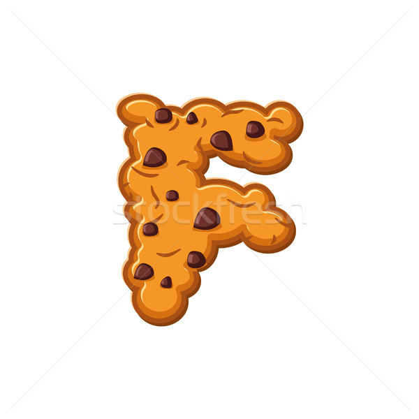 [[stock_photo]]: Lettre · cookies · cookie · police · biscuit