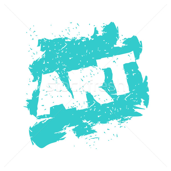 Foto stock: Arte · logotipo · grunge · estilo · spray · ruído