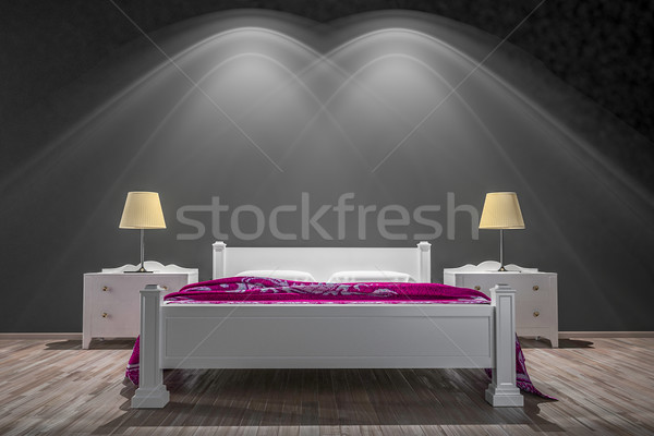 стены искусства создание пусто свет комнату Сток-фото © pozitivo