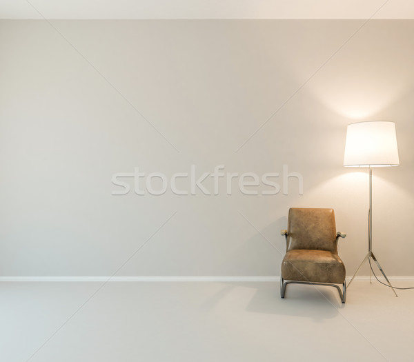 стены искусства создание пусто свет комнату Сток-фото © pozitivo