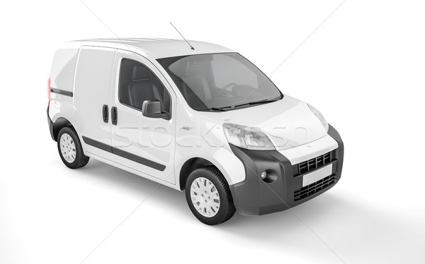 Voiture blanche up facile annonce Creative [[stock_photo]] © pozitivo