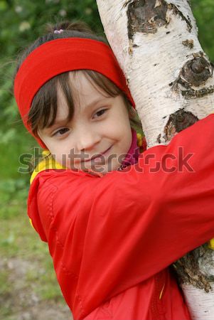 Kız karahindiba çayır doğa çocuk saç Stok fotoğraf © Pozn