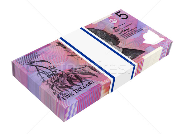 Australijczyk Dolar odizolowany biały komputera wygenerowany Zdjęcia stock © ppart