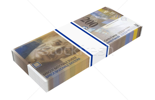 Dinero aislado blanco ordenador generado 3D Foto stock © ppart