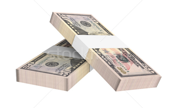 Dollars money isolated on white.  Stock photo © ppart