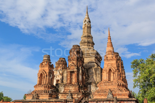Histórico parque cidade velha Tailândia ano árvore Foto stock © prajit48