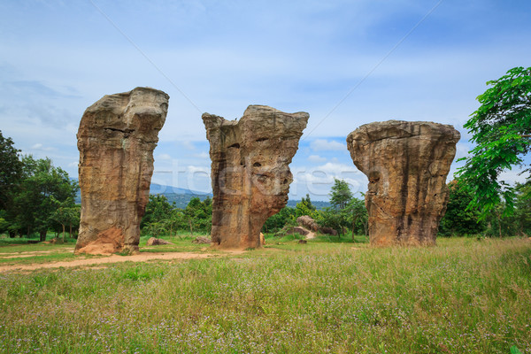 three Monolithic Stock photo © prajit48