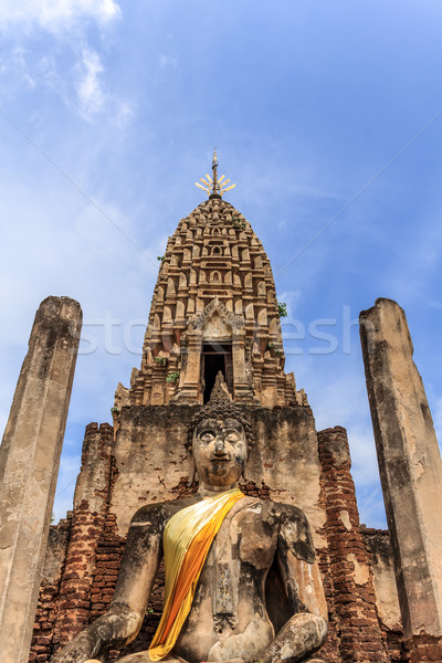 Buddha statua tempio storico parco albero Foto d'archivio © prajit48