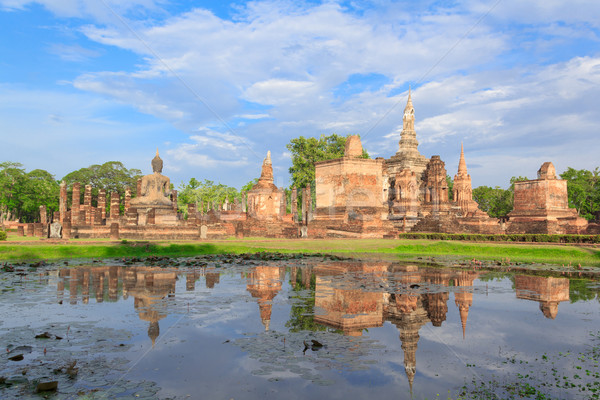 Storico parco città vecchia Thailandia anno acqua Foto d'archivio © prajit48