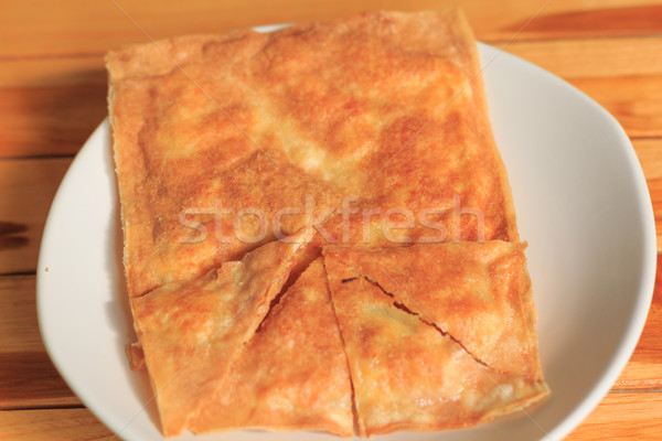Meridionale pane croccante bianco piatto cena Foto d'archivio © prajit48