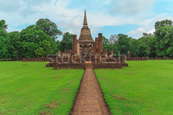 Storico parco città vecchia Thailandia anno albero Foto d'archivio © prajit48