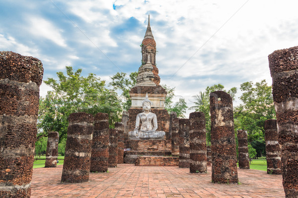 Storico parco città vecchia Thailandia anno albero Foto d'archivio © prajit48