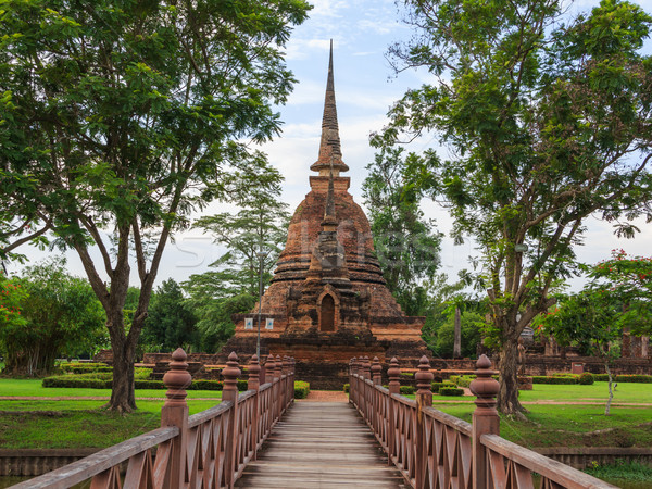 Zdjęcia stock: Historyczny · parku · starówka · Tajlandia · rok · drzewo