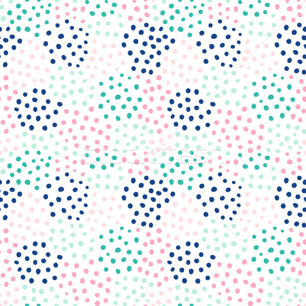 Abstract vector seamless pattern with hand drawn round shapes  Stock photo © Pravokrugulnik