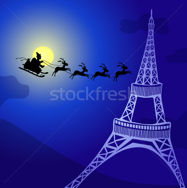 Santa in-France Stock photo © pressmaster