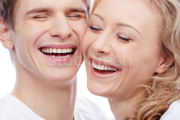 радостный пару лицах любовный смеясь Сток-фото © pressmaster