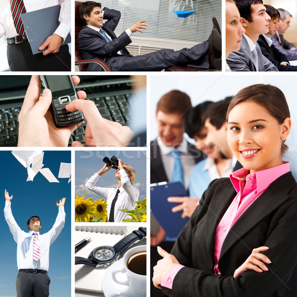 Business collage Stock photo © pressmaster