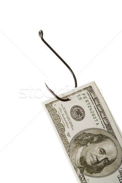 Caught banknote Stock photo © pressmaster