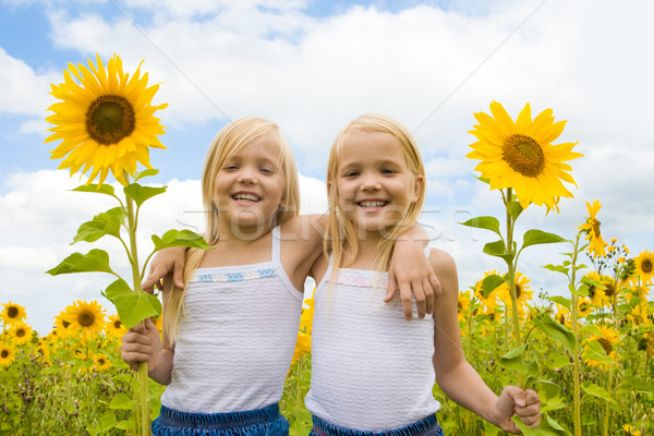 Happy girls Stock photo © pressmaster