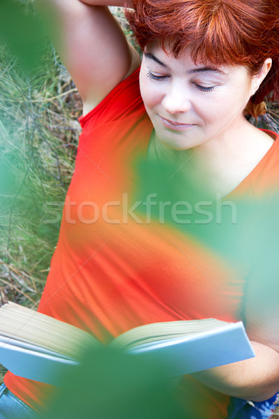 Reading book Stock photo © pressmaster
