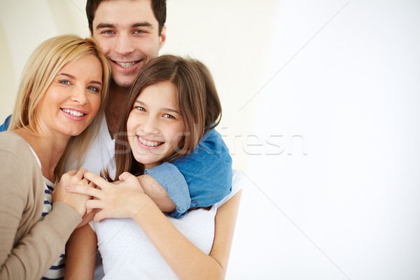 Affection amour portrait joyeux famille regarder [[stock_photo]] © pressmaster