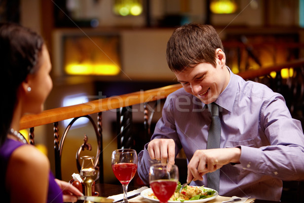 Stock photo: Eating