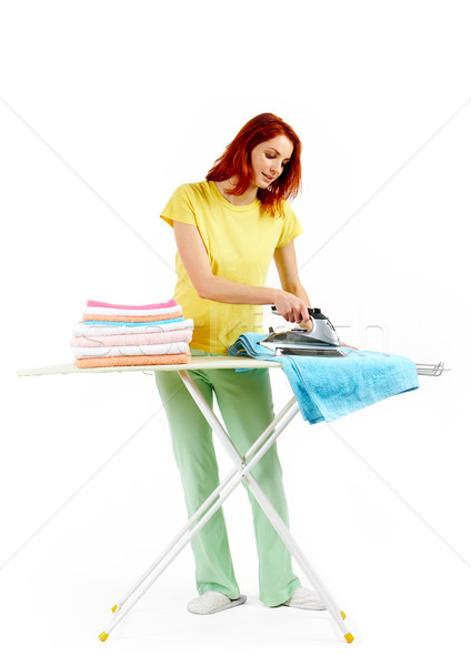 Woman ironing Stock photo © pressmaster