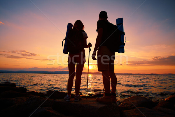 Wygaśnięcia Fotografia piękna scena para Zdjęcia stock © pressmaster