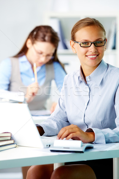 Stock photo: Happy office worker