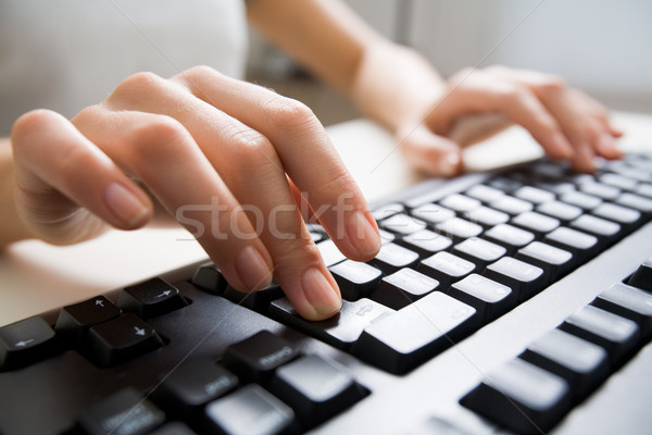 Typing Stock photo © pressmaster