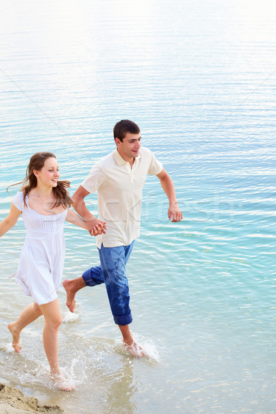 été courir photo amoureuse couple [[stock_photo]] © pressmaster