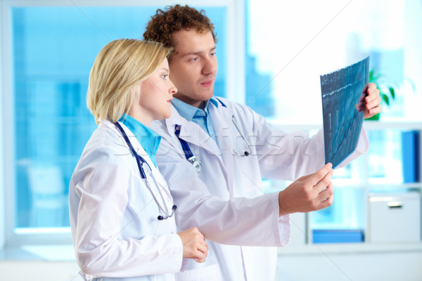 Looking at x-ray results Stock photo © pressmaster