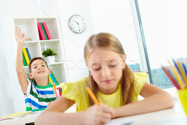 Working at lesson Stock photo © pressmaster