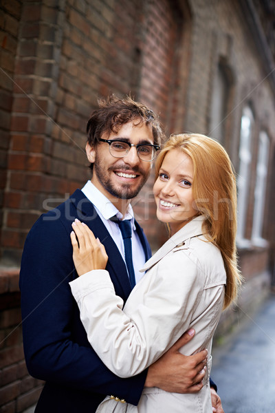 Bonheur portrait amoureuse dates regarder caméra [[stock_photo]] © pressmaster