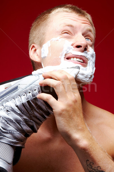 Man shaving Stock photo © pressmaster