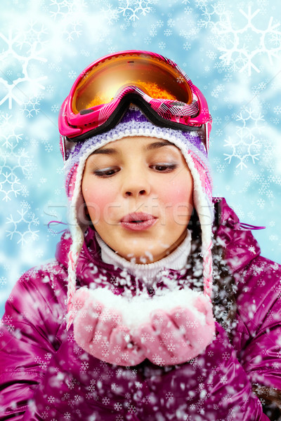 Girl in winter sportswear  Stock photo © pressmaster