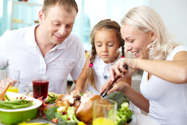 Stockfoto: Turkije · portret · gelukkig · paar · dochter