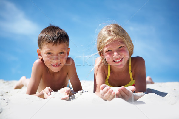Stock photo: Resting on sand