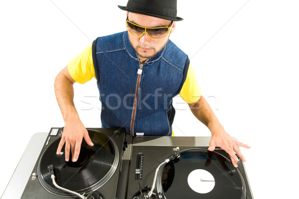Stock photo: Vynil disc player