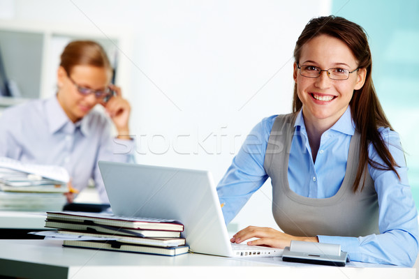 Stock photo: Happy businesswoman