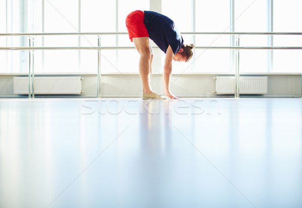 Homme vue de côté jeunes fenêtre [[stock_photo]] © pressmaster